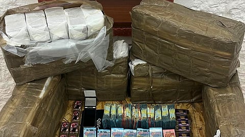 PSP anuncia mais um "um rude golpe" no tráfico de estupefaciente. 114 quilos de droga apreendidos em Odivelas