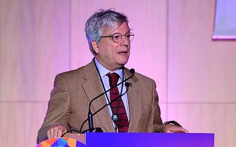 Manuel Guerreiro, presidente do CA da Caixa Agrícola de Torres Vedras, discursou na Global Innovation Coop Summit 2025