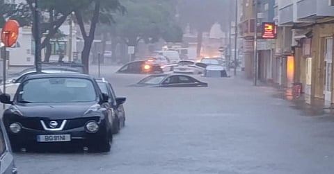 Rua de São Luís, em Faro. 