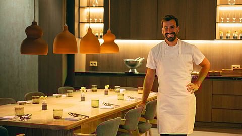 Pedro Pena Bastos no restaurante recém-inaugurado na Baixa de Lisboa