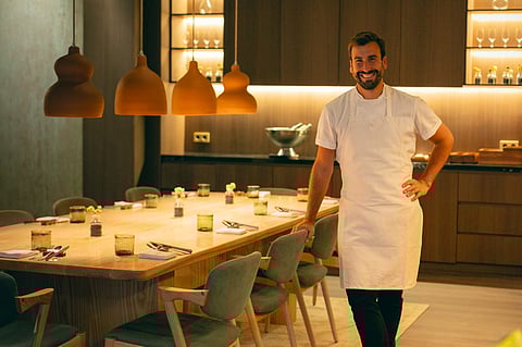 Pedro Pena Bastos no restaurante recém-inaugurado na Baixa de Lisboa