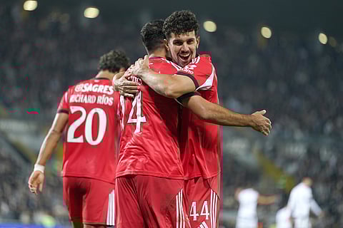 Tomás Araújo abriu o caminho da vitória do Benfica em Guimarães