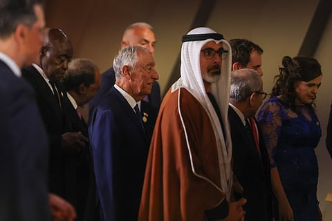 Marcelo Rebelo de Sousa na inauguração do Grande Museu Egípcio