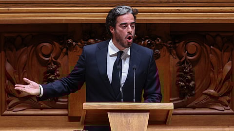 O líder parlamentar da Iniciativa Liberal, Mário Amorim Lopes