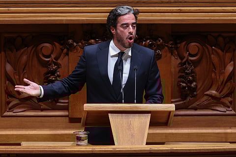 O líder parlamentar da Iniciativa Liberal, Mário Amorim Lopes