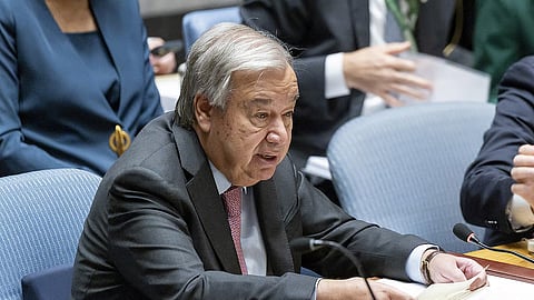 António Guterres, secretário-geral das Nações Unidas