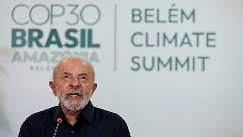 O presidente brasileiro, Lula da Silva.