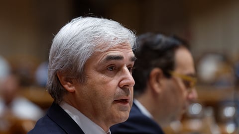 Ministro da Defesa, Nuno Melo, durante audição na Comissão de Defesa Nacional