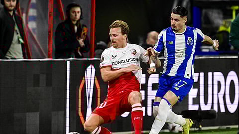 Borja Sainz marcou o golo do empate do FC Porto no jogo com o Utrecht.