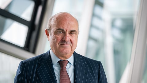 Luis de Guindos, vice-presidente do Banco Central Europeu (BCE), em Frankfurt.