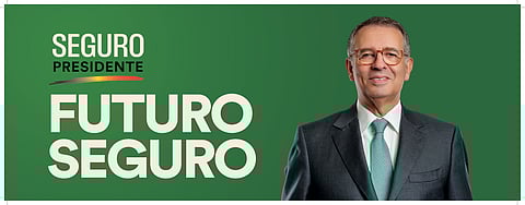 Seguro divulgou ainda nova imagem, defendendo que o verde simboliza a esperança