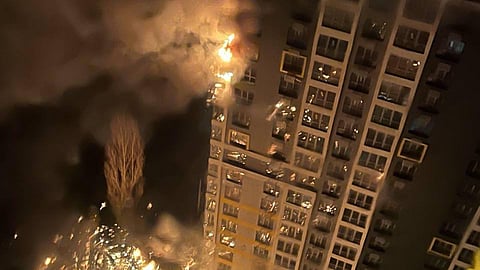 Kiev alvo de ataque "massivo" com mísseis mais de 100 drones