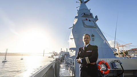 Nicolas Guiraud  é comandante da fragata Almirante Ronarc’h  desde 2022.