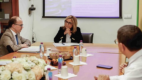 Ana Paula Martins, ministra da Saúde, visitou a ULS do Algarve.