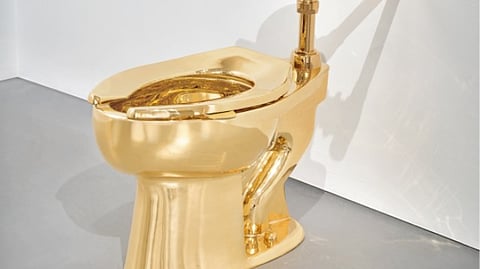 Sanita de ouro leiloada por 18 milhões de euros em Nova Iorque