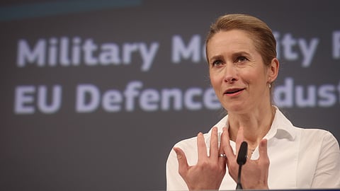 Kaja Kallas, chefe da diplomacia da União Europeia.