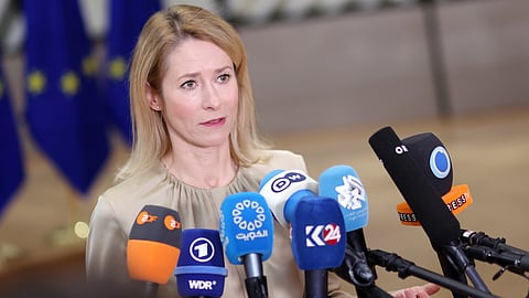 A alta representante da UE para os Negócios Estrangeiros e a Política de Segurança, Kaja Kallas