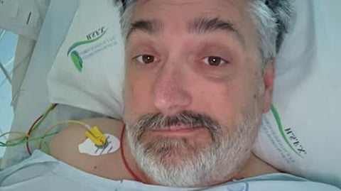 Nuno Markl publica foto no hospital após AVC e avisa: "Não somos super-homens"