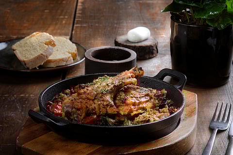 O cabrito do restaurante Erva, pelas mãos de João Moreira.