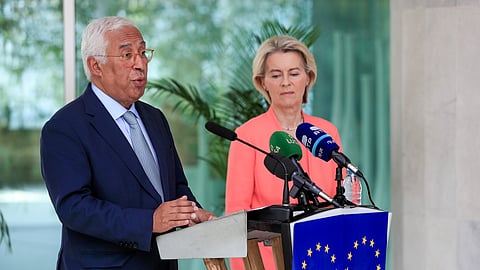 António Costa e Ursula von der Leyen falam sobre a questão ucraniana em Luanda.