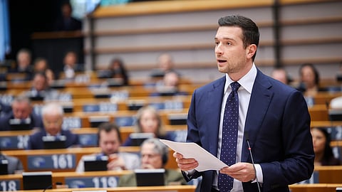 Jordan Bardella é neste momento o favorito dos franceses para suceder a Emmanuel Macron no palácio do Eliseu.