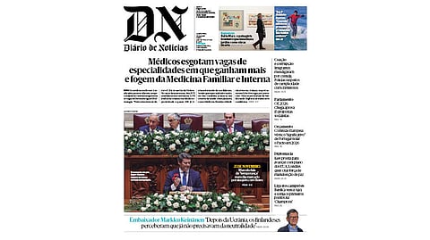 Leia aqui o DN desta quarta-feira, 26 de novembro