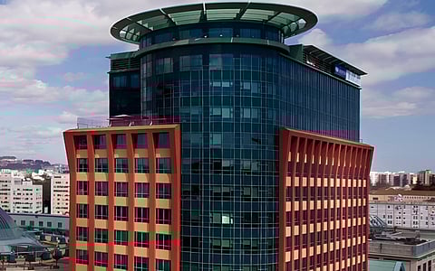 A Torre Oriente fica junto ao Centro Colombo, em Lisboa