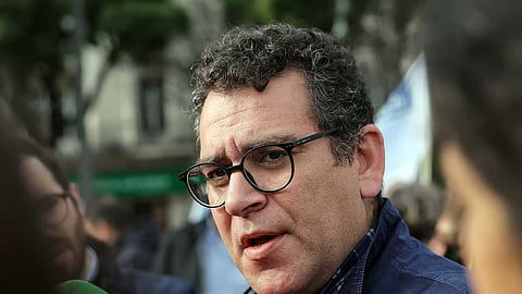 Sebastião Santana, líder da Frente Comum