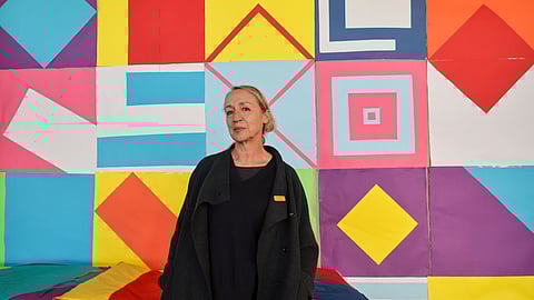 A artista Fernanda Fragateiro.