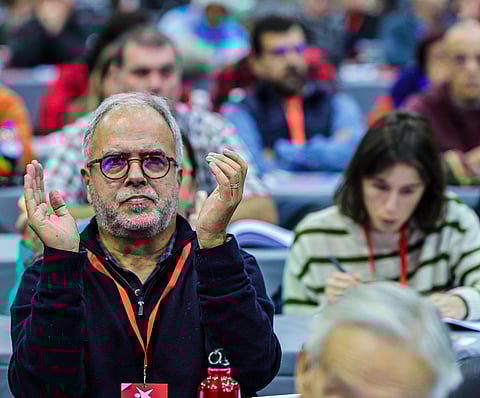 José Manuel Pureza na convenção do Bloco de Esquerda deste sábado, 29 de novembro. 