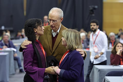 Francisco Louça na convenção do BE.