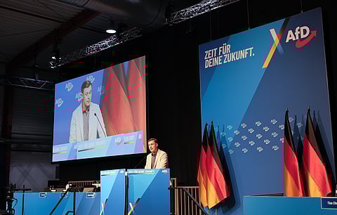 Jean-Pascal Hohm, presidente da Geração Alemanha, a nova organização jovem da AfD.