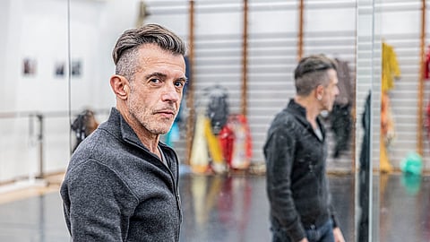 'O Rei no Exílio', a primeira coreografia a solo de Francisco Camacho, estreou em 1991 no Festival Klapstuck, na Bélgica, no âmbito da Europália.