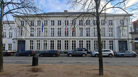 Universidade da Europa, em Bruges.