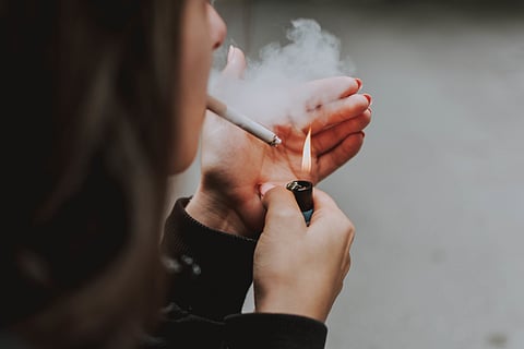 O consumo de tabaco está a diminuir nos alunos entre os 13 e os 18 anos.
