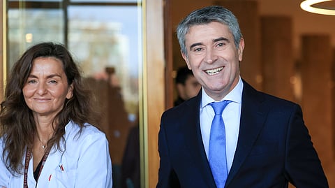 José Luís Carneiro visitou o Presidente da República no Hospital de São João, no Porto.