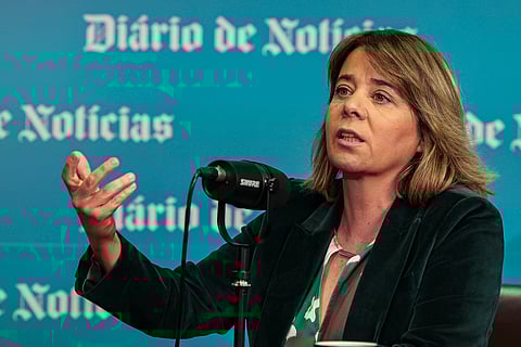 Catarina Martins, candidata à Presidência da Repúbçica.