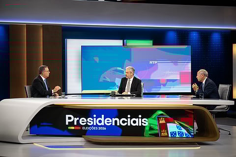 Seguro e Mendes frente a frente no estúdio da RTP.