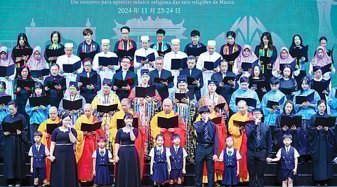 Em 2024, as seis associações religiosas de Macau - budismo, catolicismo, taoismo, protestantismo, fé bahá’í  e islamismo - realizaram um encontro de apreciação musical, transmitindo, através da música, mensagens de paz, fraternidade, inclusão e união, demonstran-do cooperação, admiração e respeito mútuos entre as religiões.