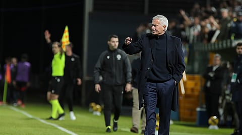 José Mourinho, treinador do Benfica