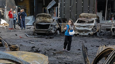 "Terror dos drones". Pelo menos dois mortos e cinco feridos em ataques russos a Kherson, no sul da Ucrânia