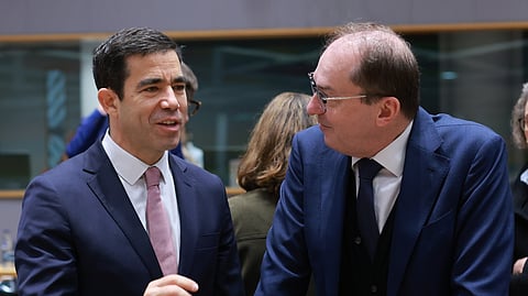 Ministro António Leitão Amaro e Alexander Dobrindt, ministro do interior alemão.