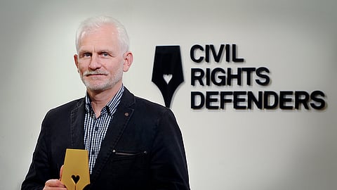 O ativista bielorrusso Ales Bialiatski foi premiado com o Nobel da Paz em 2022.