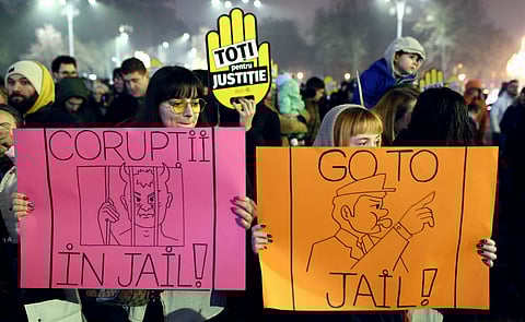 Este domingo realizou-se o quinto dia de protestos em Bucareste e noutras cidades romenas. 