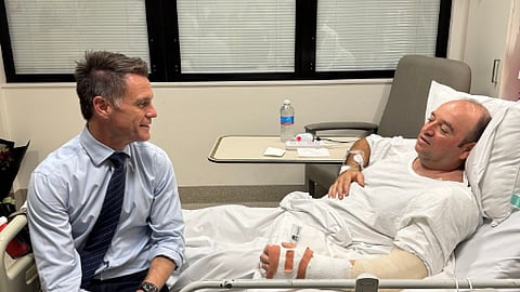 Chris Minns visitou Ahmed al Ahmed.

