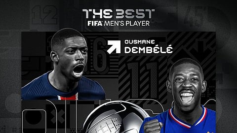 The Best: Ousmane Dembelé eleito o melhor jogador do mundo pela FIFA