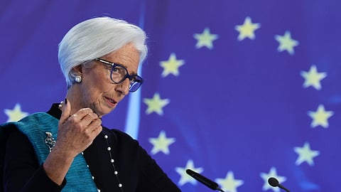 Christine Lagarde, presidente do BCE. 