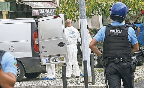 Recolha de provas no local do crime