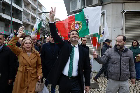 André Ventura promoveu arruada em Loures este sábado.