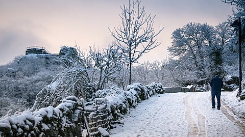 Neve em Vila Pouca de Aguiar no distrito de Vila Real (imagem de arquivo)